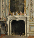 Load image into Gallery viewer, Vintage Art Room Original Interior Oil Painting from Sweden 1895