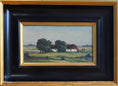 Load image into Gallery viewer, Mid Century Original Vintage Farmhouse Oil Painting from Sweden