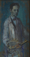 Load image into Gallery viewer, Vintage Art Room Mid Century Artist Self Portrait from Sweden