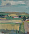 Load image into Gallery viewer, Mid Century Original Landscape Oil Painting From Sweden