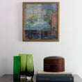 Load image into Gallery viewer, Mid Century Interior Oil Painting From Sweden