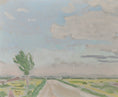 Load image into Gallery viewer, Swedish Vintage Landscape Oil Painting From Sweden