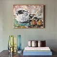 Load image into Gallery viewer, Mid Century Still Life Oil Painting By H Brundin Sweden