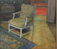 Load image into Gallery viewer, Vintage Art Room Original Interior Painting from Sweden