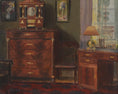 Load image into Gallery viewer, Vintage Art Room Original Interior Oil Painting from Sweden
