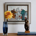 Load image into Gallery viewer, Vintage Mid Century Original Fishermen Oil Painting from Sweden