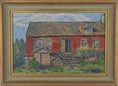 Load image into Gallery viewer, Vintage Art Mid Century Farmhouse Oil Painting From Sweden