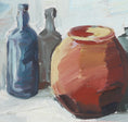 Load image into Gallery viewer, Vintage Mid Century Swedish Art Still Life Oil Painting