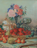 Load image into Gallery viewer, Vintage Art Still Life Original Oil Painting From Sweden 1935