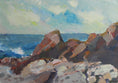 Load image into Gallery viewer, Vintage Coastal Painting by T Nilsson from Sweden