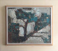 Load image into Gallery viewer, Mid Century Vintage Art Abstract Oil Painting From Sweden 1961
