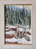 Load image into Gallery viewer, Mid Century Original Winterscape Oil Painting From Sweden