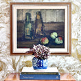 Load image into Gallery viewer, Mid Century Still Life Oil Painting from Sweden