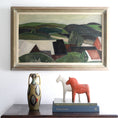 Load image into Gallery viewer, Mid Century Landscape Oil Painting By A Erwö Sweden