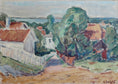Load image into Gallery viewer, Vintage Art Mid Century Coastal Oil Painting by from Sweden