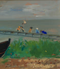 Load image into Gallery viewer, Vintage Art Original Oil Painting From Sweden
