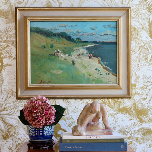 Vintage Art Original Oil Painting From Sweden by S Bengtsson