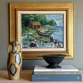 Load image into Gallery viewer, Vintage Coastal Painting by from Sweden by B Wahlberg