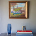 Load image into Gallery viewer, Vintage Mid Century Oil Painting by Wiberg from Sweden