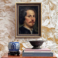 Load image into Gallery viewer, Vintage Art Room Man's Oil Portrait Sweden
