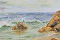 Load image into Gallery viewer, Vintage Mid Century Seascape Oil Painting From Sweden 1977