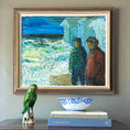 Load image into Gallery viewer, Vintage Mid Century Expressionist Oil Painting from Sweden
