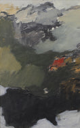 Load image into Gallery viewer, Mid Century Abstract Oil Painting From Sweden 1966