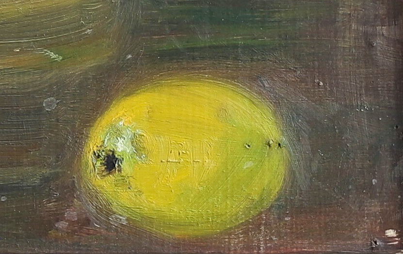 Vintage Art Room 1960's Still Life Oil Painting from Sweden