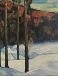 Load image into Gallery viewer, Original Winterscape Oil Painting From Sweden