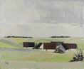 Load image into Gallery viewer, Mid Century Original Farmhouse Oil Painting from Sweden