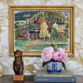 Load image into Gallery viewer, Vintage Mid Century Farm Painting Sweden