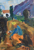 Load image into Gallery viewer, Vintage Art Original Landscape Oil Painting From Sweden