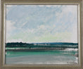 Load image into Gallery viewer, Vintage Art Room Original Seascape Oil Painting Sweden