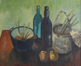 Load image into Gallery viewer, Mid Century Vintage Kitchen Still Life Painting from Sweden