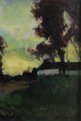 Load image into Gallery viewer, Mid Century Original Landscape Oil Painting From Sweden