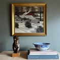 Load image into Gallery viewer, Original Winterscape Oil Painting From Sweden