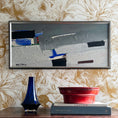 Load image into Gallery viewer, Mid Century Vintage Art Abstract Oil Painting From Sweden