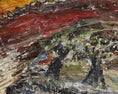 Load image into Gallery viewer, Original Vintage Abstract Landscape Oil Painting from Sweden