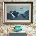 Load image into Gallery viewer, Mid Century Original coastal Oil Painting From Sweden