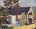 Load image into Gallery viewer, Mid Century Original Vintage Landscape Oil Painting from Sweden