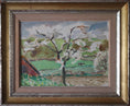 Load image into Gallery viewer, Mid Century Original Landscape Oil Painting From Sweden by A Björkman 1945
