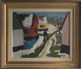 Load image into Gallery viewer, Mid Century Vintage Winterscape From Sweden by I Linder