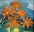 Load image into Gallery viewer, Mid Century Vintage Original Floral Oil Painting from Sweden
