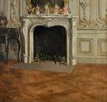 Load image into Gallery viewer, Vintage Art Room Original Interior Oil Painting from Sweden 1895