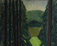 Load image into Gallery viewer, Mid Century Vintage Landscape Oil Painting From Sweden