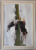 Load image into Gallery viewer, Mid Century Abstract Oil Painting From Sweden