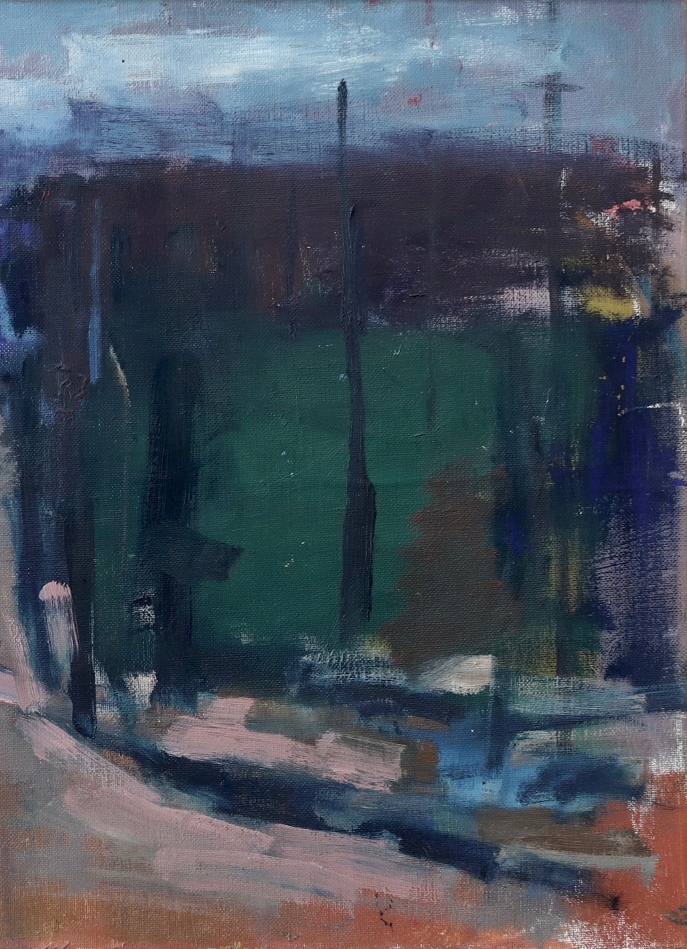 Vintage Art Mid Century Oil Painting By Walterström Sweden