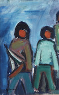 Load image into Gallery viewer, Swedish Vintage Figurative Oil Painting From Sweden By N Nilsson