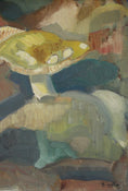 Load image into Gallery viewer, Vintage Mid Century Mushroom Oil Painting By Sweden