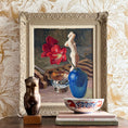 Load image into Gallery viewer, Vintage Art Room Mid Century Still Life Oil Painting From Sweden